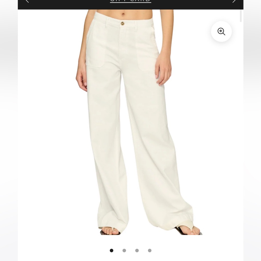DL 1961 denim Zoie wide leg relaxed jeans NWT SZ25 runs loose ( big) - Picture 7 of 9